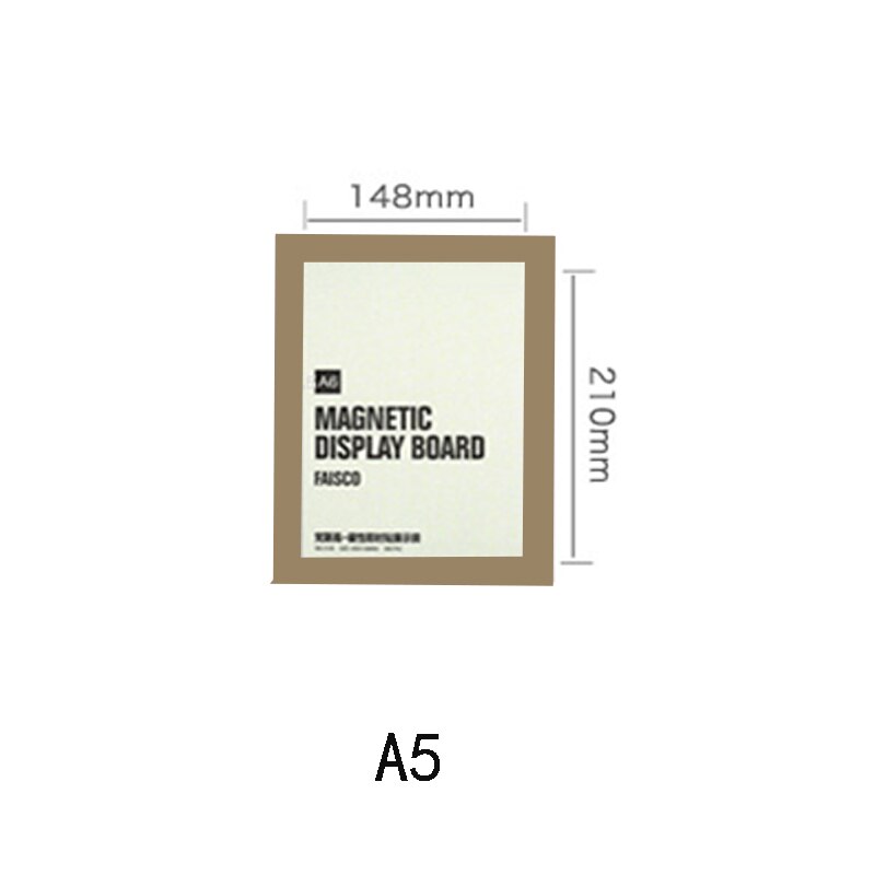 A4 2PCS Double-sided Magnetic Display Posts Self-adhesive PVC Poster Frame Certificate Documents Paper Picture Decoration Frame: A5 2PCS Gold