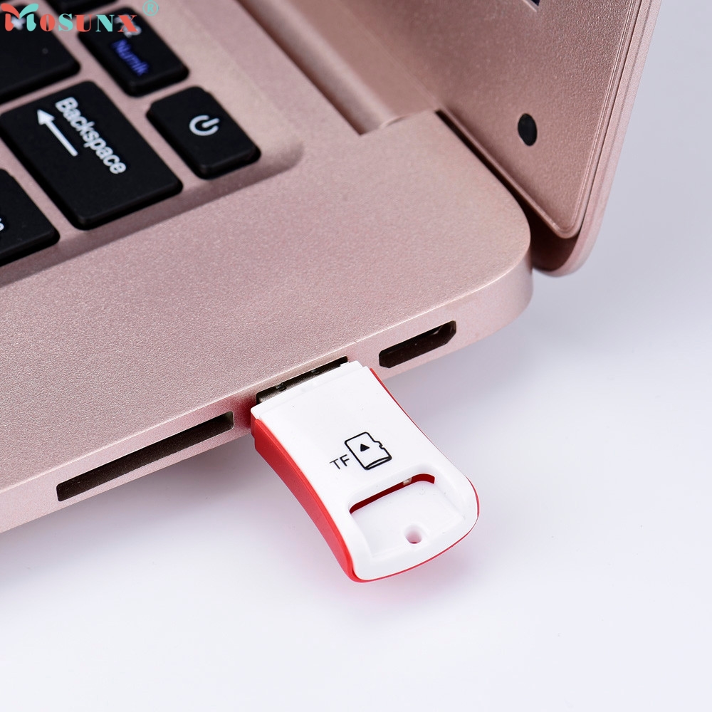Mosunx Fabriek Prijs Hoge Snelheid Mini USB 2.0 Micro SD TF T-Flash Memory Card Reader Adapter 0307