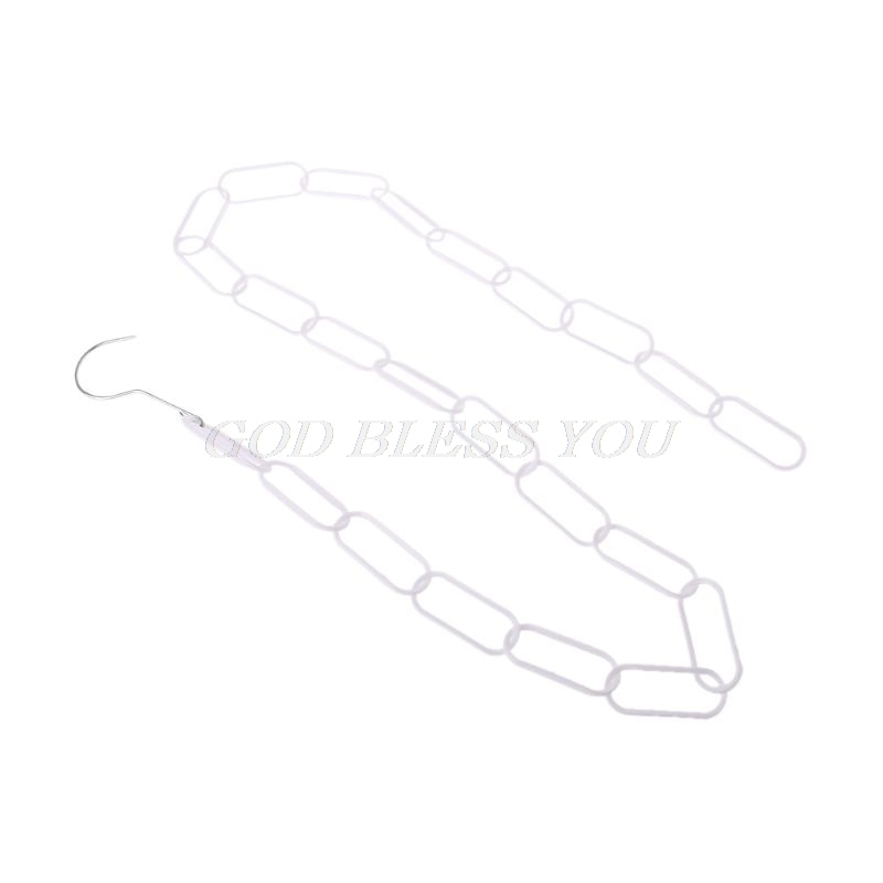 Tira de conectores de exhibición para colgador, anillo de gancho para estante de ropa, cadena estable, organizador de armario para el hogar, ahorro de espacio, 51 en el mercado