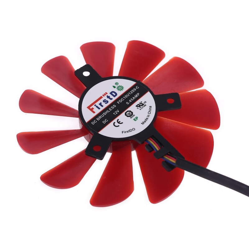 2 Stks/set 85Mm RX-570-RS RX-580-RS FD10U12S9-C Fan Voor Xfx RX470 RX570 Rs RX580 Rs Video Grafische Kaart Koeling Vervanging fan
