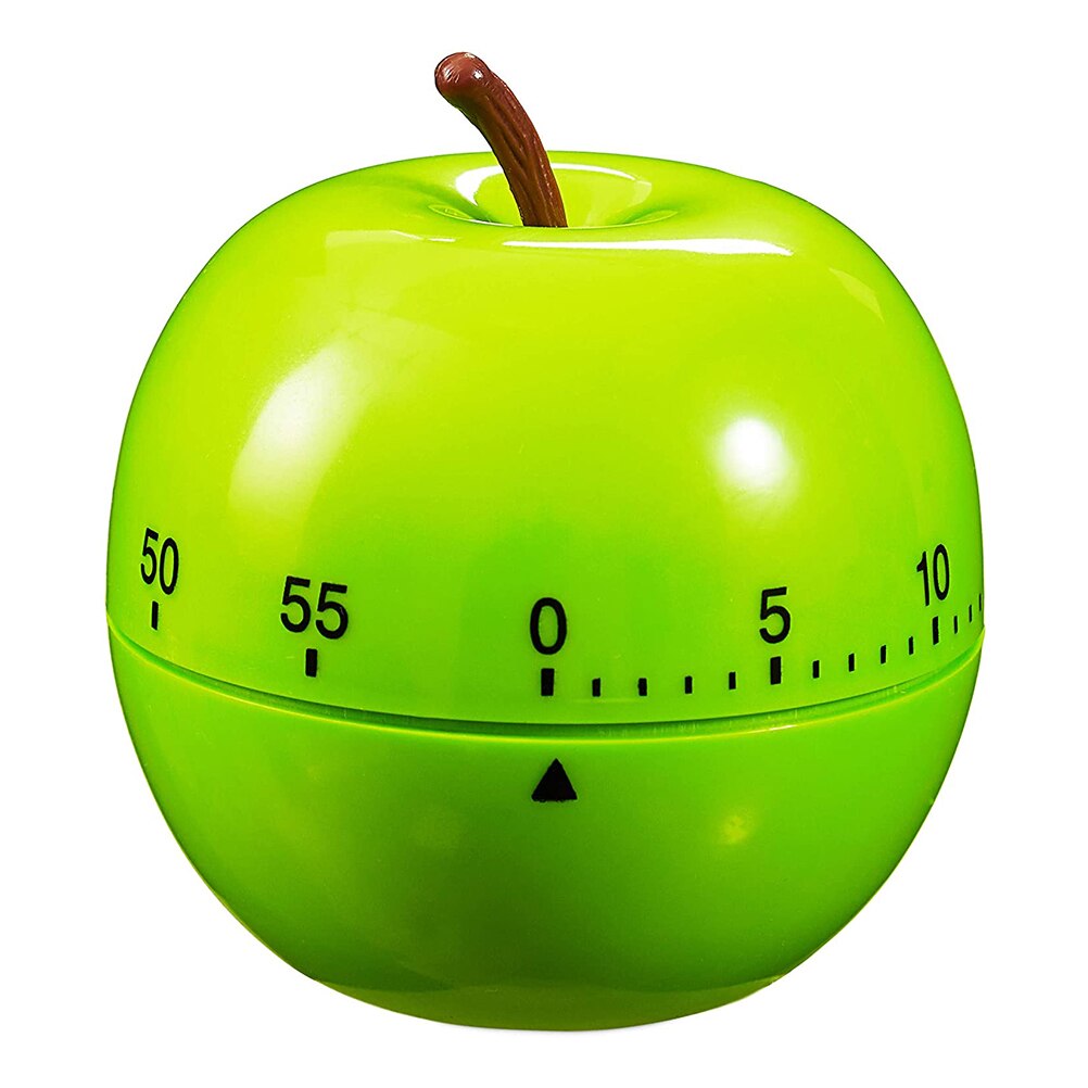 1Pc Cooking Reminder Apple-Shaped Timer Kitchen Cooking Timers Mechanical Timer For Kitchen Home Cook