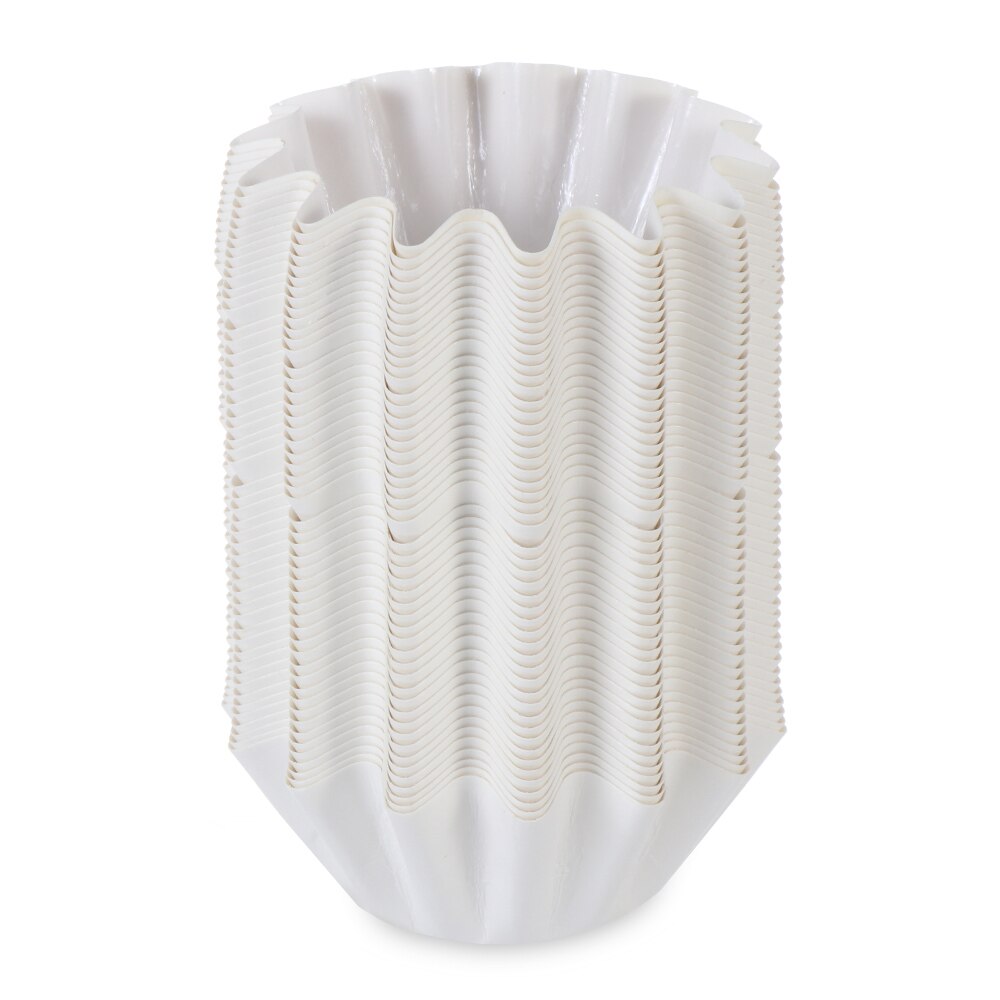 Bandeja para vela de cera a prueba de fugas, calentador multifunción de fusión, forros reutilizables y duraderos, 50 Uds., novedad: White