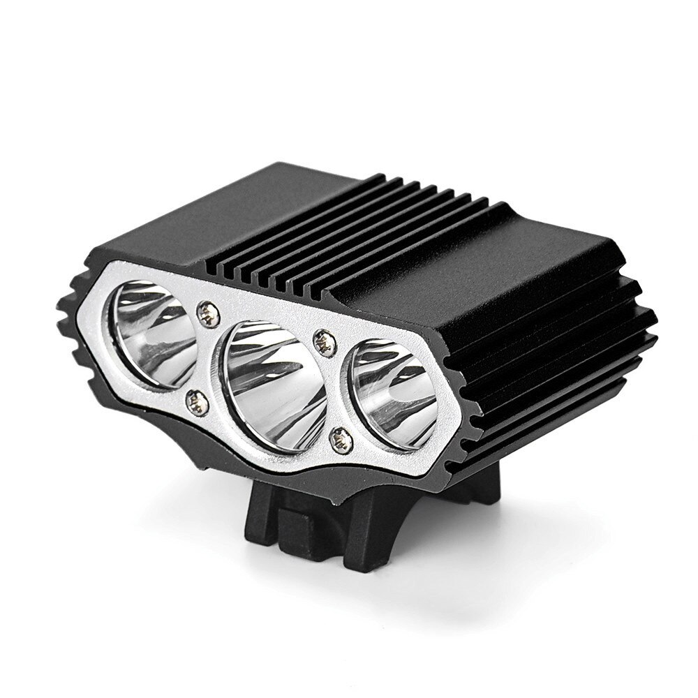12000 Lm 3 x XML T6 LED 3 Modes vélo lampe vélo lumière phare cyclisme torche vélo en plein air vélo lumière accessoires: Black