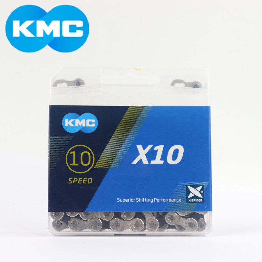 KMC X10 X 10,93 Kette 10 20 30 Geschwindigkeit Mountainbike Fahrrad Kette Original X10 MTB Rennrad 116L Ketten