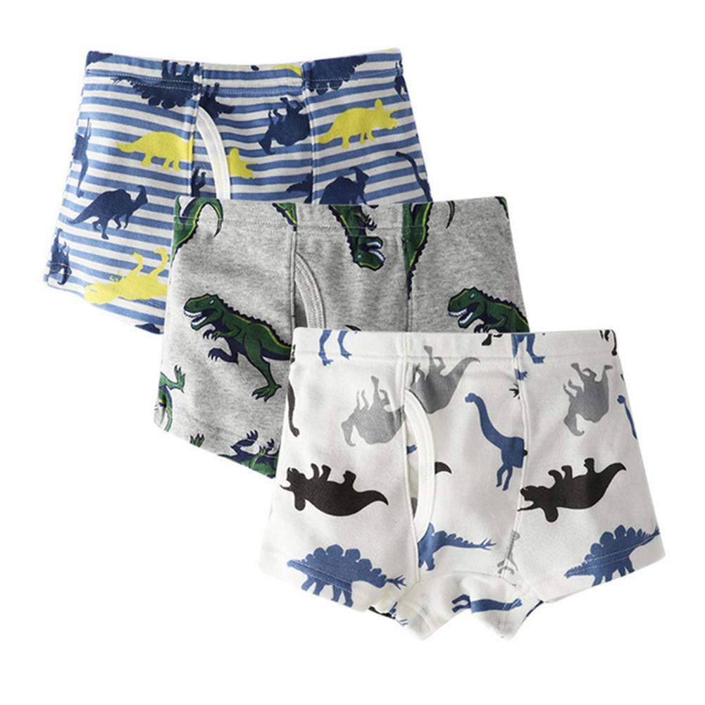 3pcs/set Kids Boys Underwear Children's Shorts Panties 3-10Y Boy Boxer Shorts Soft Cotton Short Underpants Child Clothing