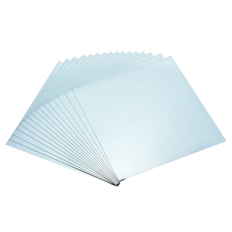 16pcs Square Mirror Tile Stickers Self Adhesive Wall Sticker Decals Visible Mirror Effect For Bathroom Tile Wall DIY Decoration