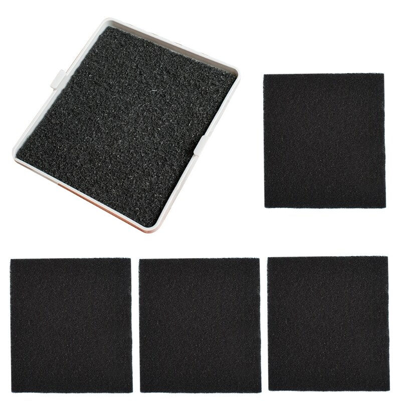 5 pièces jetables désodorisation Compost charbon actif filtre coton pour chat litière boîtes nettoyant accessoires de remplacement J0PC