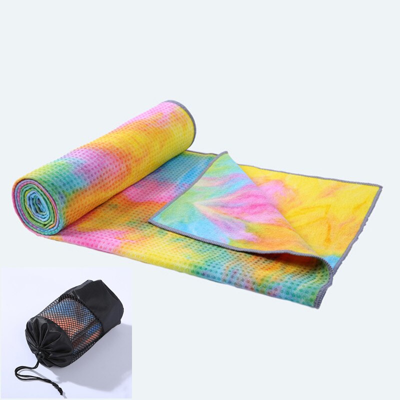 183*63 Cm Universele Yoga Handdoek Antislip Fitness Mat Gedrukt Microfiber Antislip Tie-Dye sport Sneldrogend: autumn