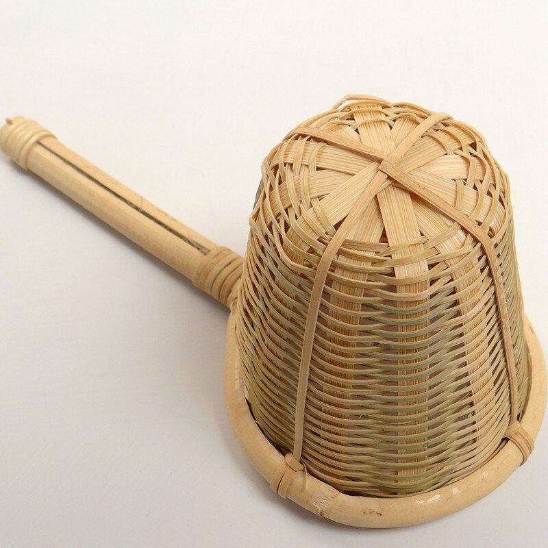 Natuur Bamboe Theezeefje Filter Vergiet Zetgroep Handgemaakte Weave Ambachten Thee Tool Kung Fu Thee Gadgets