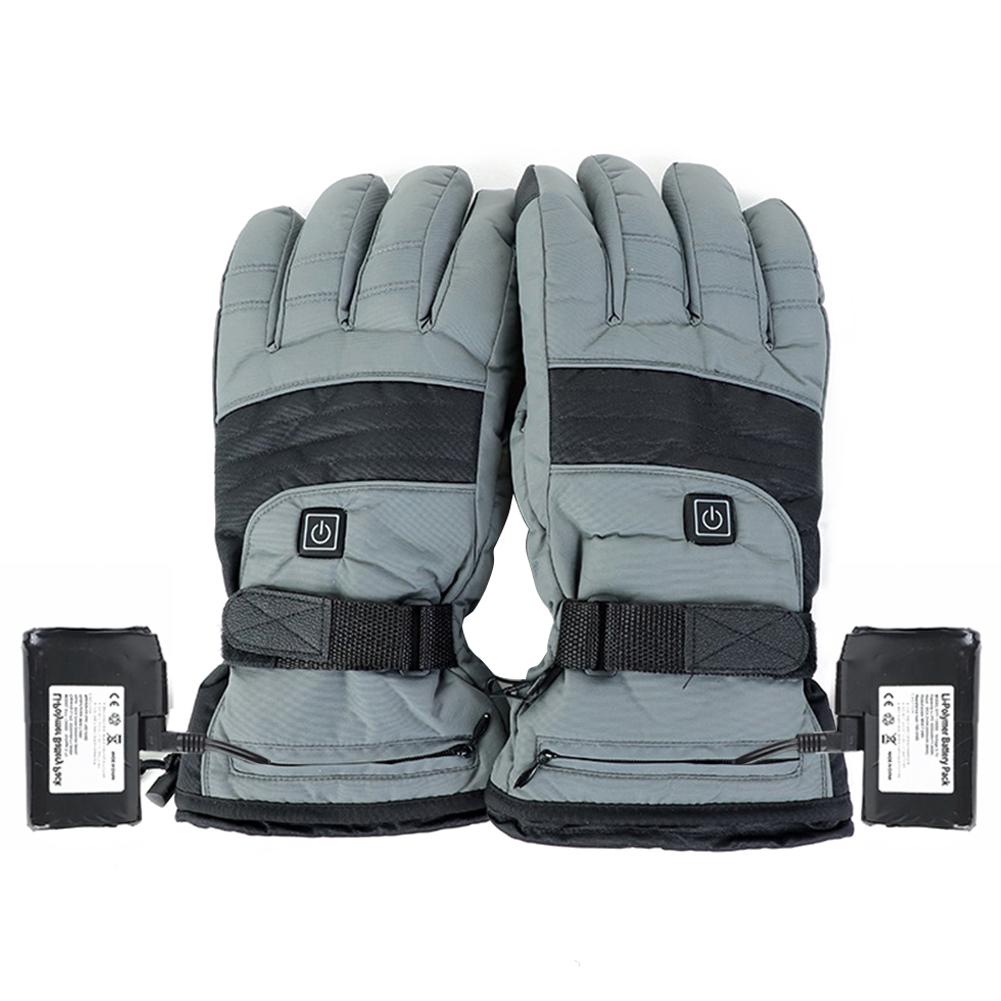 Verwarmde Handschoenen Waterdichte Verwarmde Moto Touch Screen Batterij Aangedreven Motorbike Racing Rijden Handschoenen Winter: 02