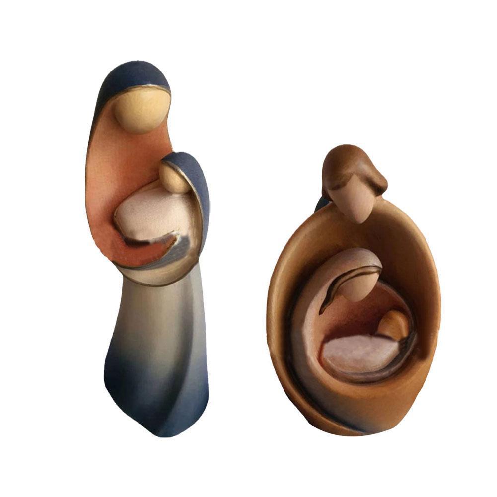 Nativity Scene Holy Family Sculpture Resin Decoration Decoration Resin Crafts Births Nativity Scenes