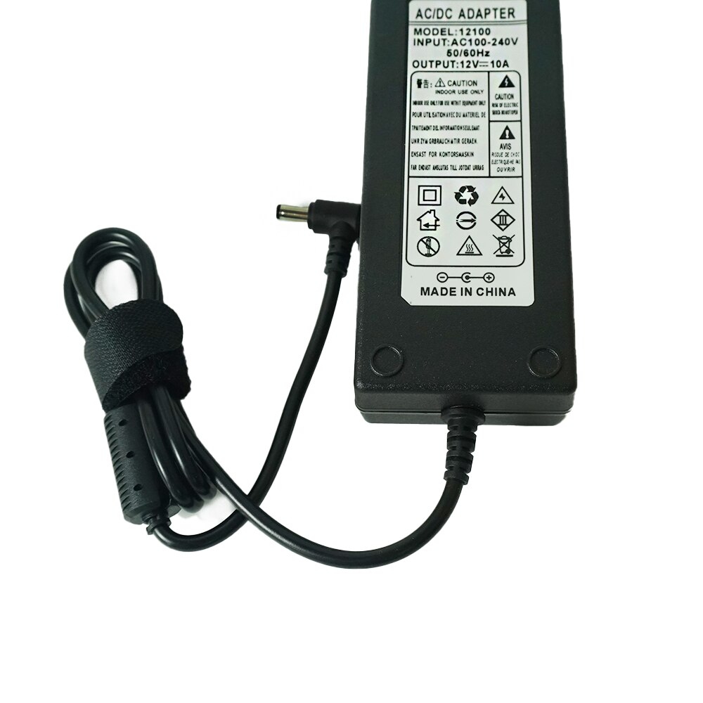 12V10A AC 100V-240V Converter power Adapter DC 12V 10A Power Supply EU/US/UK Plug DC 5.5*2.5mm LED light power adapte