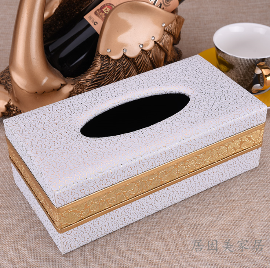 Leder Gewebe Kasten Serviettenhalter Papier fallen Badezimmer Gewebe Kasten Abdeckung Auto Serviette Lagerung Moderne Toilettenpapier Kasten: transparent