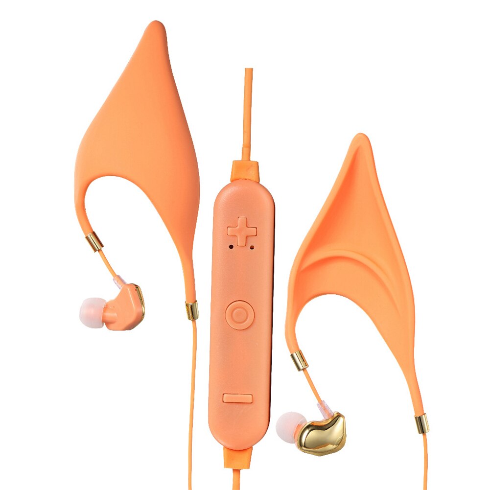 Bluetooth-kopfhörer mit 4.1/3.5mm klinkenstecker, elfenohrenform, in-ear-design, geisterfee-motiv, integriertem mikrofon für kinder