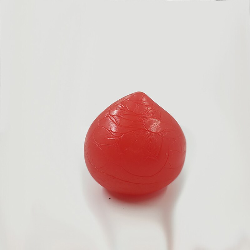 Silica Gel Grip Strength Ball Gym Fitness Finger Heavy Exerciser Strength Muscle Recovery Gripper Trainer Hand Grip Ball: Red