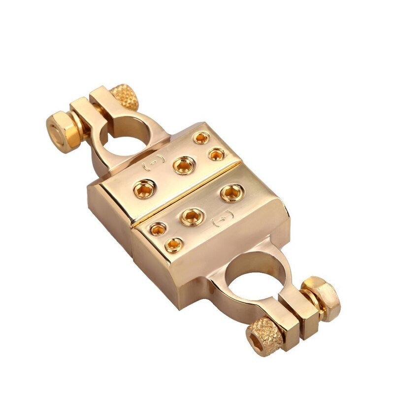 LUNDA Gold-plated Car Battery Terminal Positive /negative Car battery Connector Battery Caps Terminal Connector