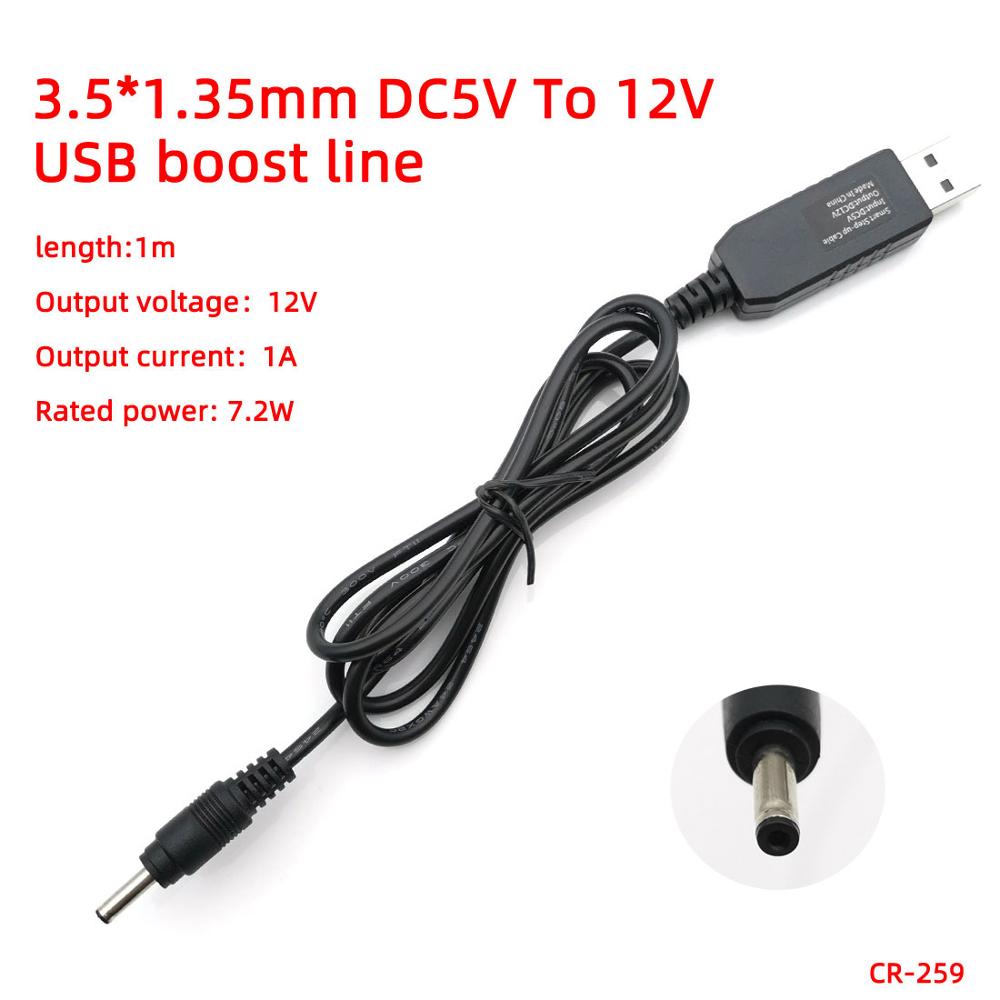 USB Booster Lijn 5V 9V 12V Router Power Conversie Lijn Mobiele Stroomvoorziening USB Aansluiting Booster DC Circulaire Gat