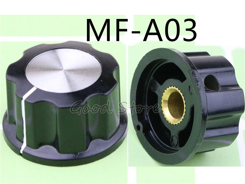 10 stk. mf -a01 mf-a02 mf-a03 mf-a04 mf-a05 potentiometer drejeknap med 118/wx050 drejekontakt elektronisk 6mm: Mf -a03