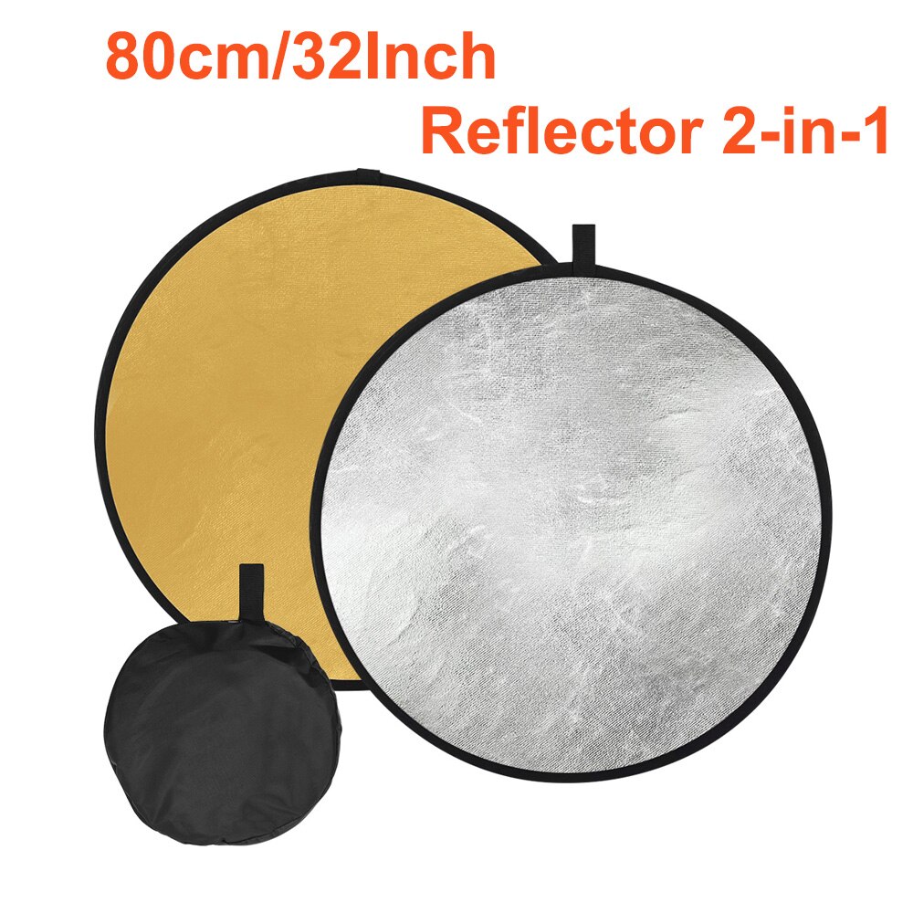 60 * 90cm/ 24 * 35inch Collapsible Light Reflector 7 in 1 Multi Disc Photography Studio Photo Oval Portable Photo Disc with Bag: style 6