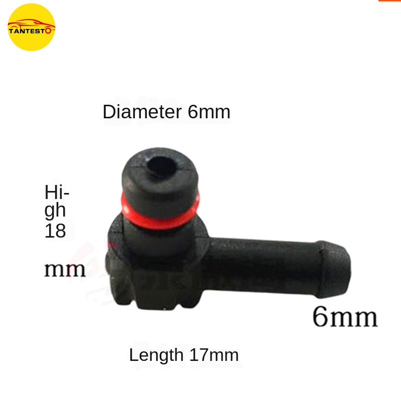 For ISUZU DENSO G3 Diesel Common Rail Injector Oil Return Joint Parts 10PCS: L type