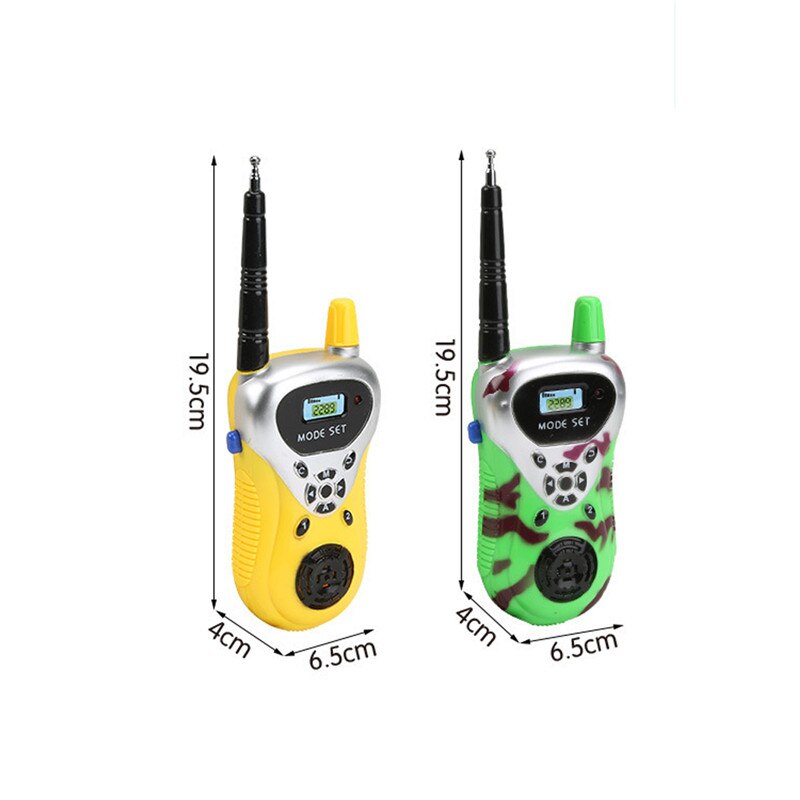 1 par 3-5km række tovejs walkie talkies radio interphone legetøj til børn børn håndholdt transceiver udendørs camping