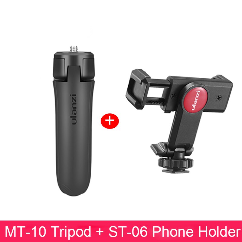 Ulanzi MT-10 Mini Tripod for DJI Osmo Mobile 2 3 Gimbal Base iPhone Andriod Smartphone DSLR Cameras, Gimbal Accessories: with ST-06