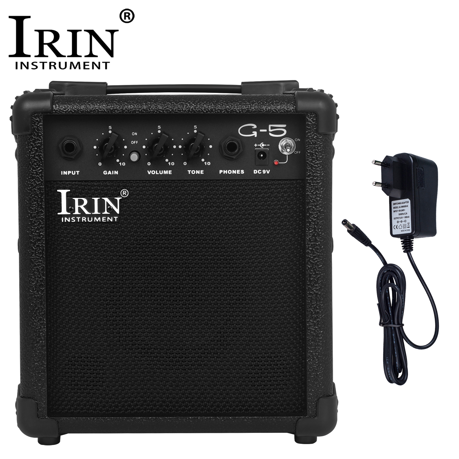 IRIN 5W amplificador de altavoz de guitarra eléctrica G-5 AMP altavoz amplificador portátil para bajo eléctrico accesorios y piezas de guitarra