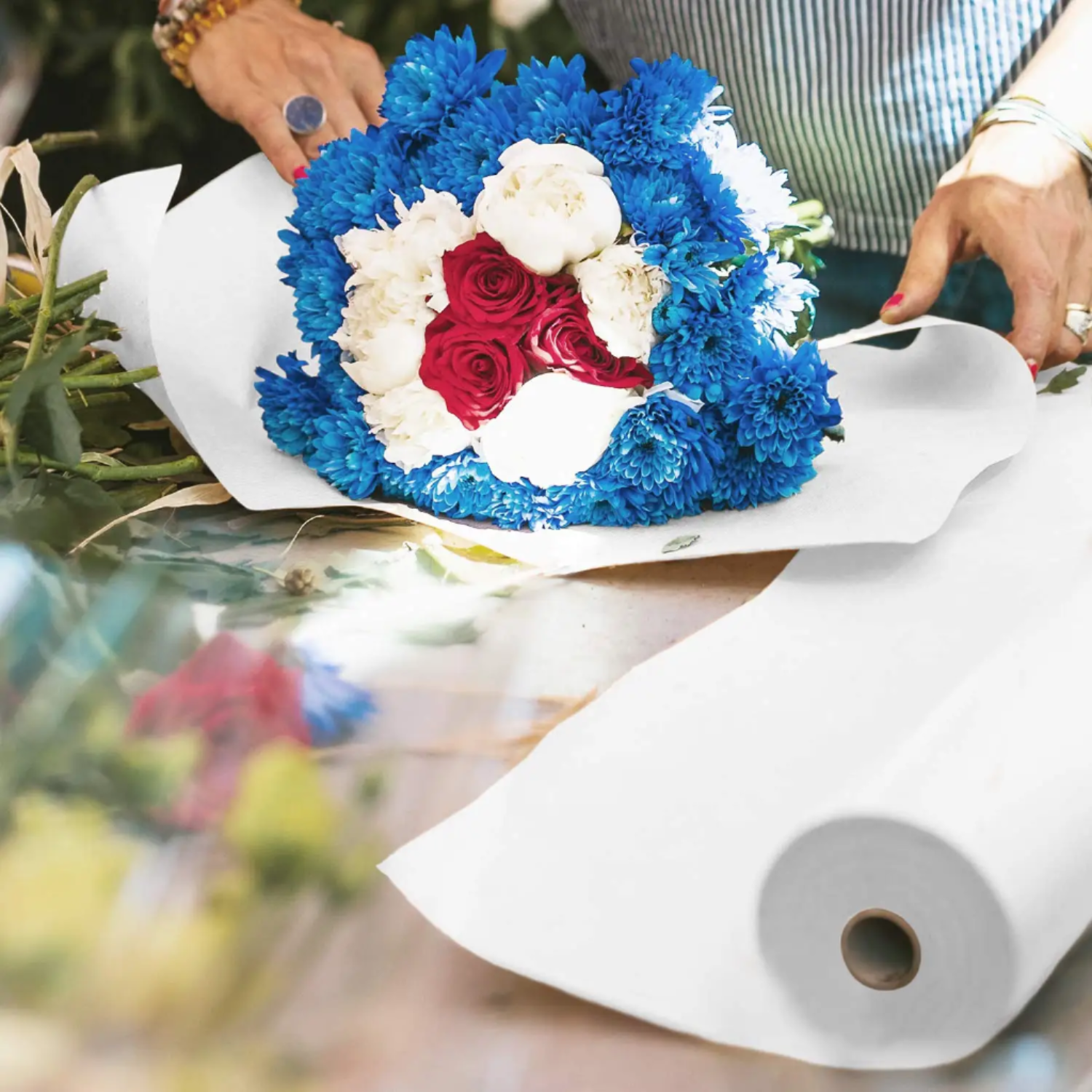 White/Black/Brown Kraft Paper Roll for Wedding Birthday Party Handmade Wrapping Parcel Packing Art Craft Poster Decor