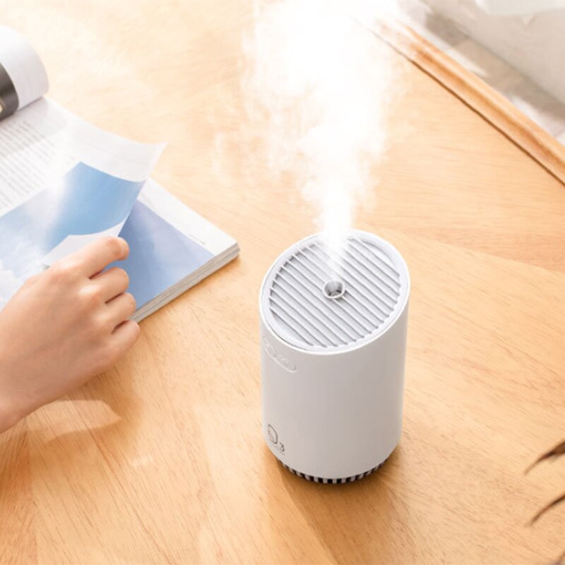 320ML Wireless Air Humidifier with 2000MAh Battery Cool Mist Ultrasonic Electric Essential Oil Diffusers Aromatherapy