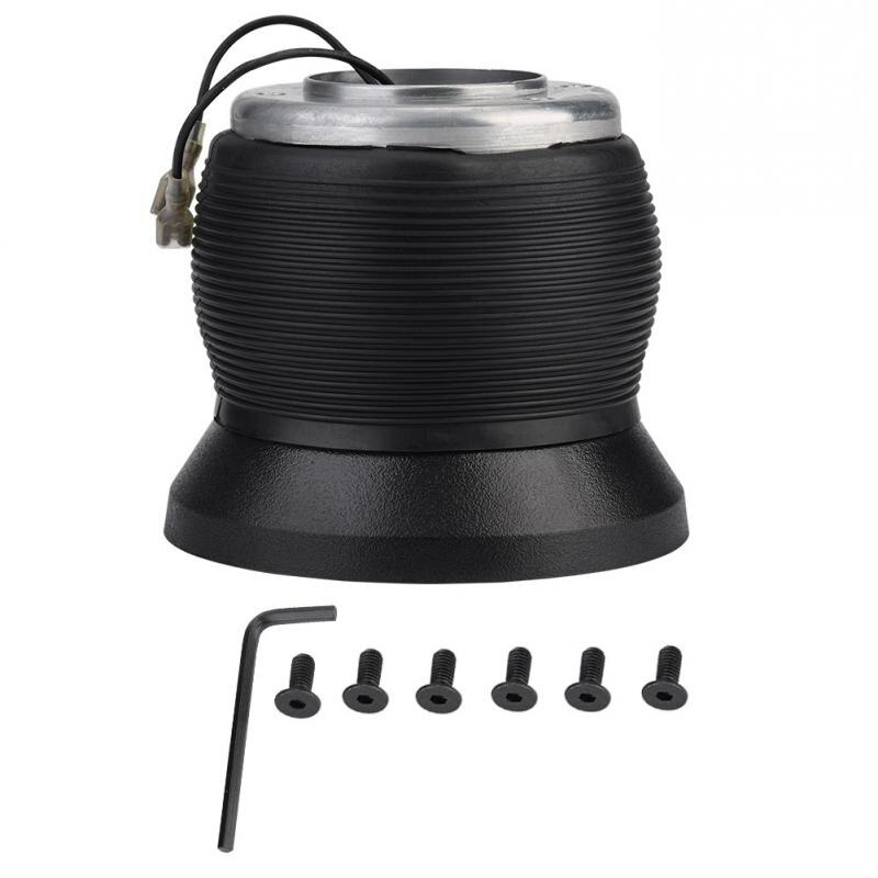 1x Auto Stuurnaaf Adapter Kit Voor Mercedes Benz W123 W124 W126 190E Auto Black Stuurwiel Adapter Accessoires