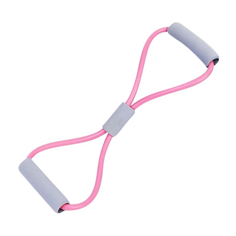 Spanner home yoga fitness resistance 8 word spanner chest expander rope workout muscle training rubber elastic bands: C