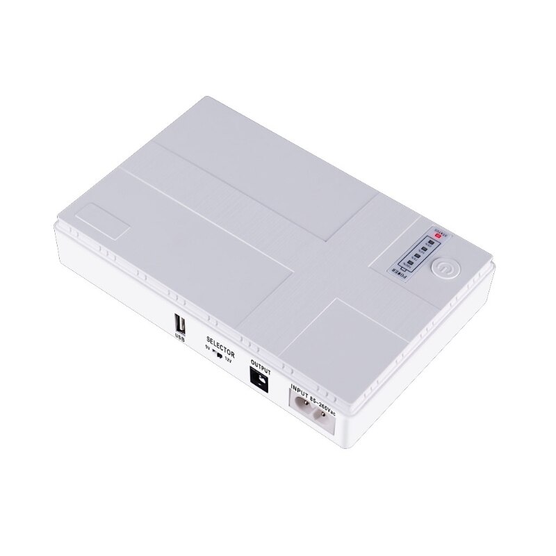 5V/9V/12V Uninterruptible Power Supply for WiFi, Router, Modem, Security Camera Mini UPS Battery Backup Surge Protector