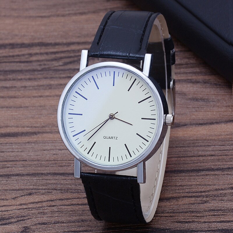 Heren Rvs Horloge Top Luxe Mode Quartz Horloge Blauw Licht Glas Riem Horloge Vrienden Familie: A4