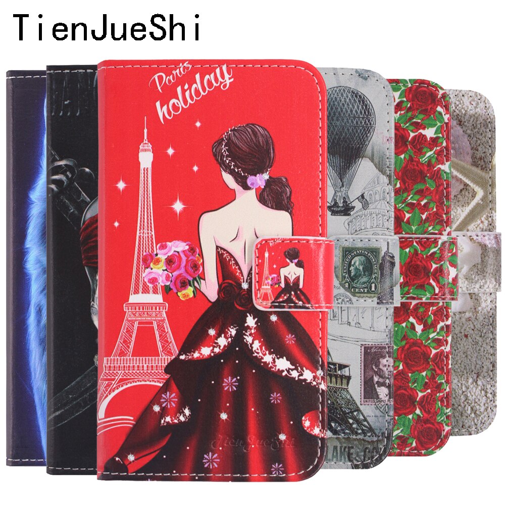 Tienjueshi tpu siliconen bescherming grappige leren hoes voor samsung galaxy mega  i9200 note 5 8 portemonnee etui skin