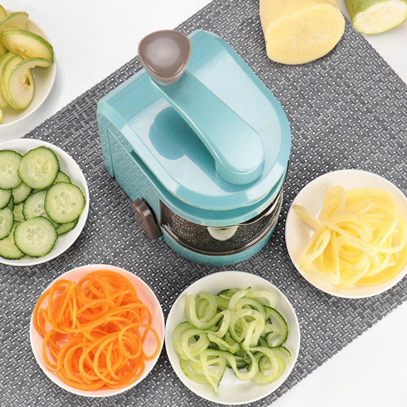 Vegetable Spiralizer Adjustable Blades Veggie Pasta & Spaghetti Salad Spiral Slicer Potato Zucchini Noodle Maker