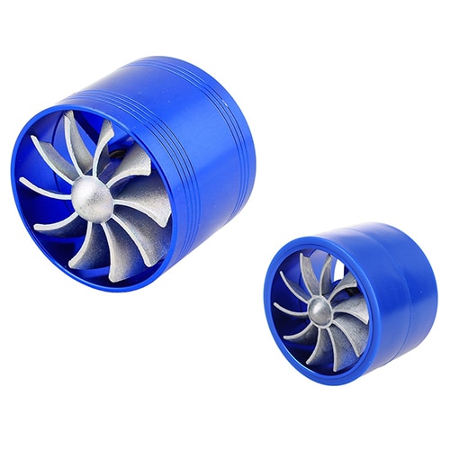 Universal Gas Fuel Saver Single Propeller Fan Air Intake Turbinea Turbocharger