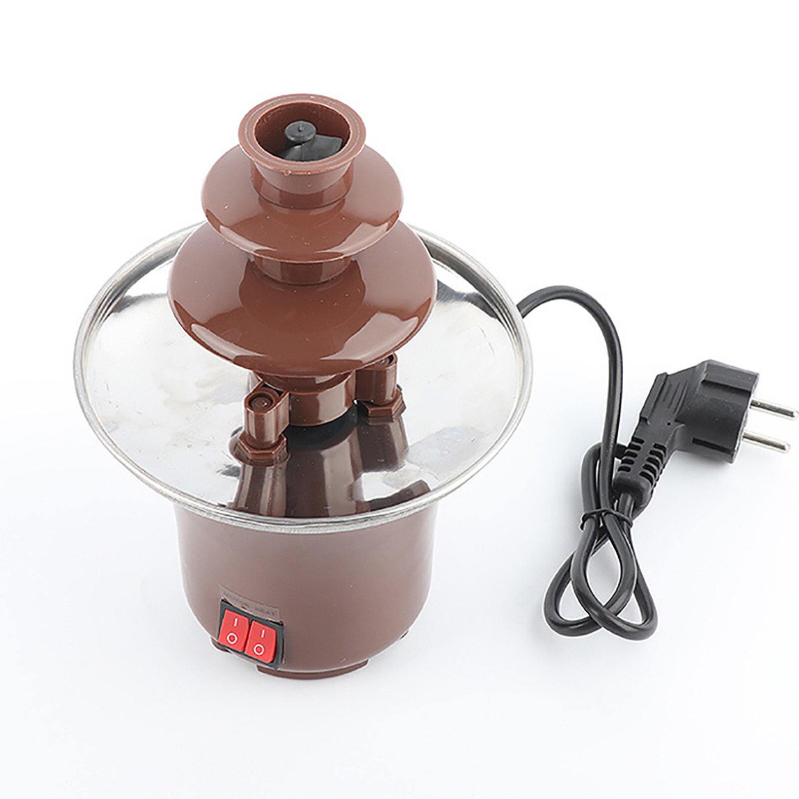 Family Party DIY Mini Chocolate Fountain Three Lay... – Grandado