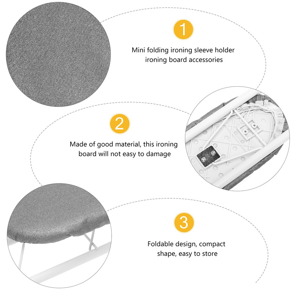 Mini Ironing Board Foldable Ironing Board Tabletop Ironing Board for Home Dorm