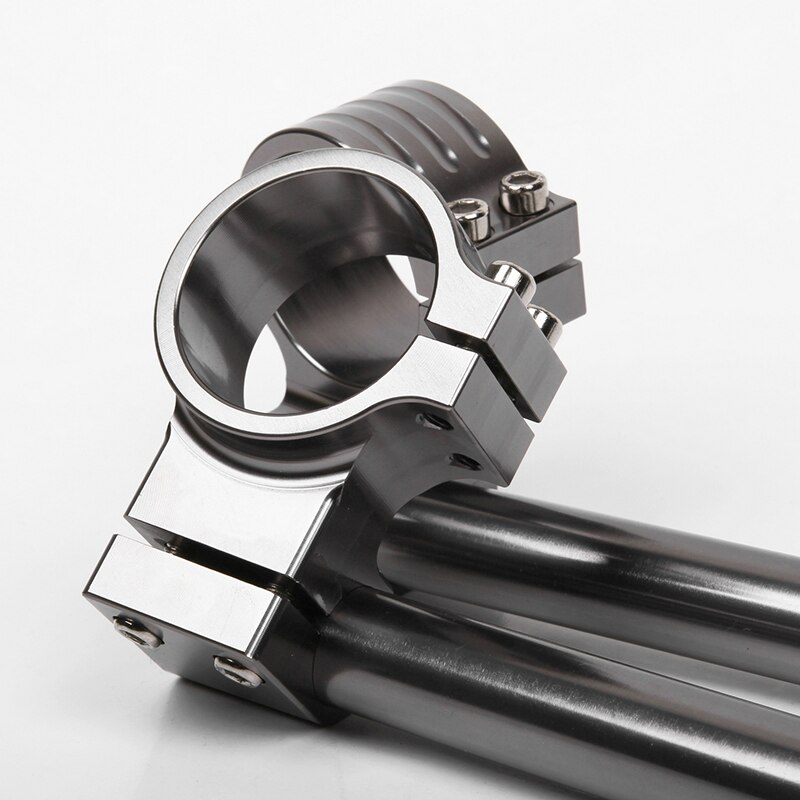 Smok cnc motorcykelstyre höjt högre clip ons 33 35 37 41 43 45 46 48 50 51 53 54 mm clip on klämma gaffel styre moto