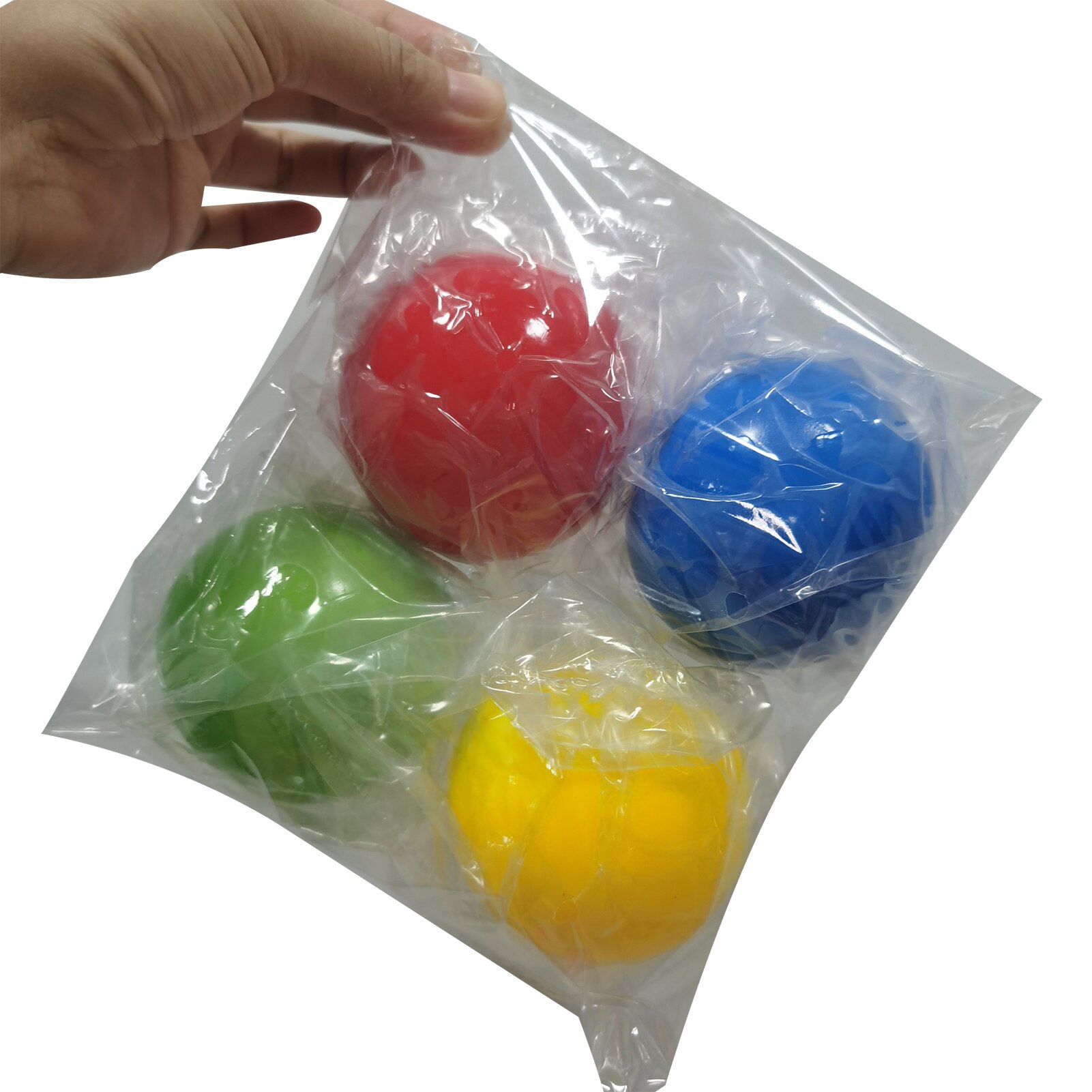Boule collante Anti-Stress lumineuse noctilumineux, ensemble de 4 pièces, jouets pour enfants