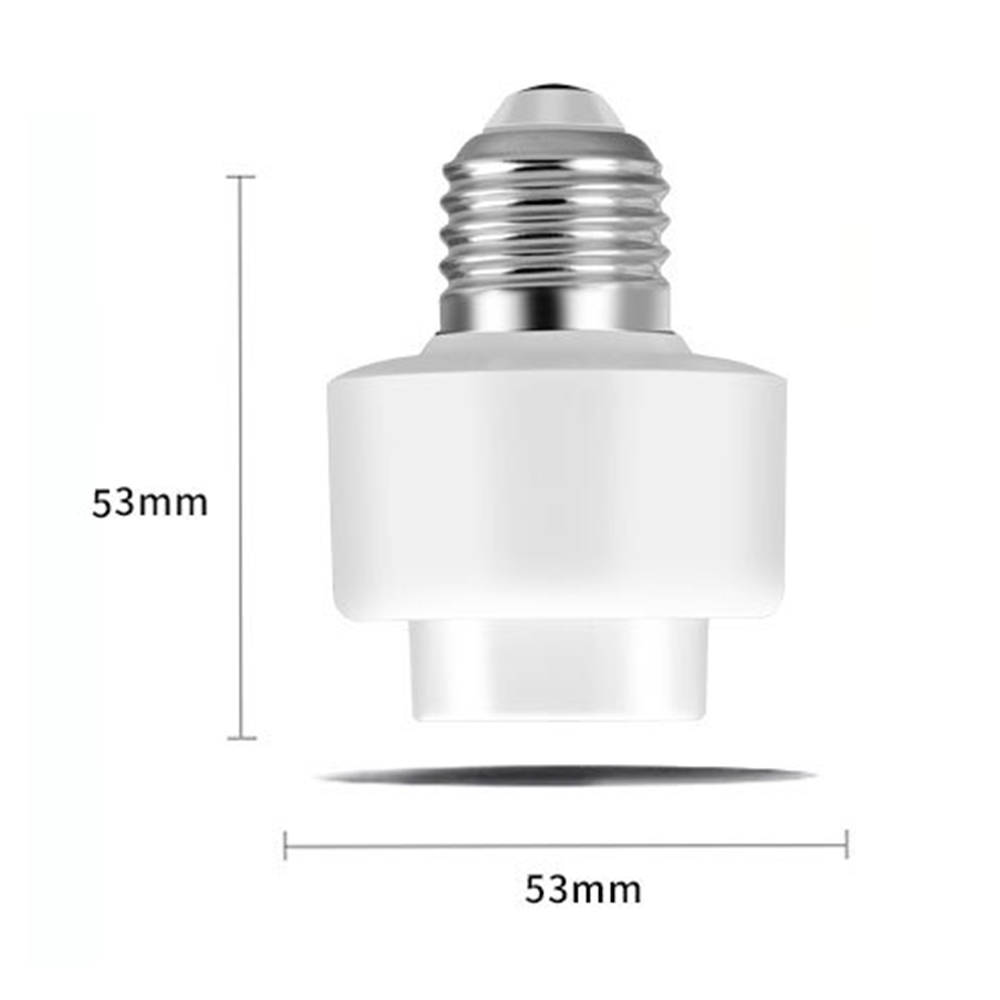 Multifunction Intelligent Lamp Head E27 Light Bulb Head Base Wifi Remote Switch Voice Control Compatible With Alexa Google Home