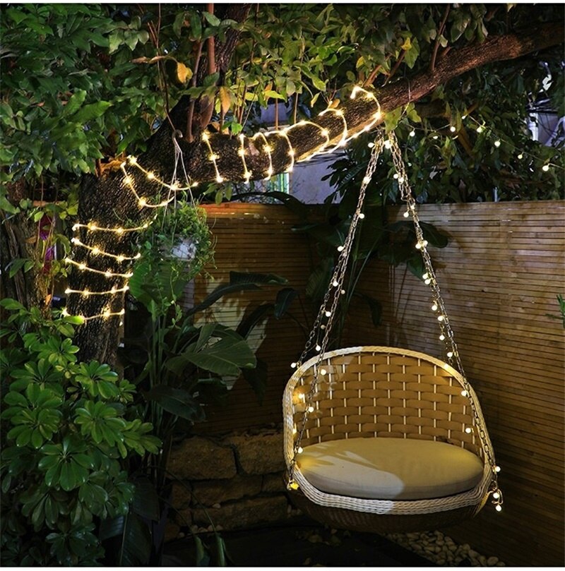 Led Solar Tube Lamps Fairy Neon Tube String Lights 7/12/22M For Year Christmas Street Solar Garden Outdoor Decoration IP65
