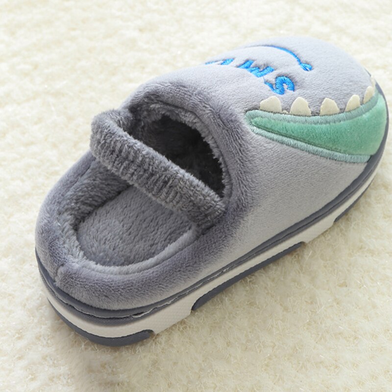 Kinderen Thuis Slippers Cartoon Kinderen Pluche Indoor Warme Schoenen Antislip Baby Katoen Slippers Zachte Peuter Schoenen Voor jongen Meisje