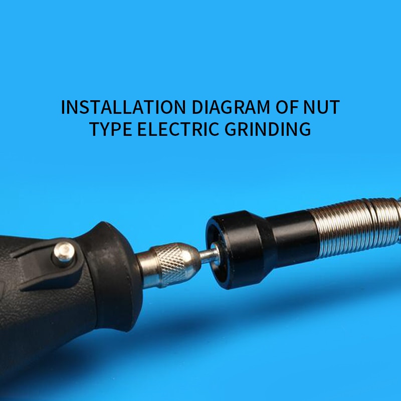 Junejour fil électrique Flexible perceuse meuleuse Flex rallonge arbre + L clé pour Dremel Power outil rotatif meuleuse accessoires