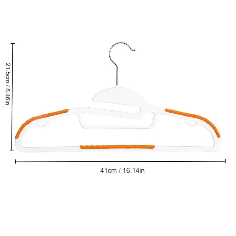 Cintre domestique multifonctionnel humide et sec, noir/Orange/gris, adapté aux vêtements suspendus, garde-robe de chambre à coucher, 10/20 pièces