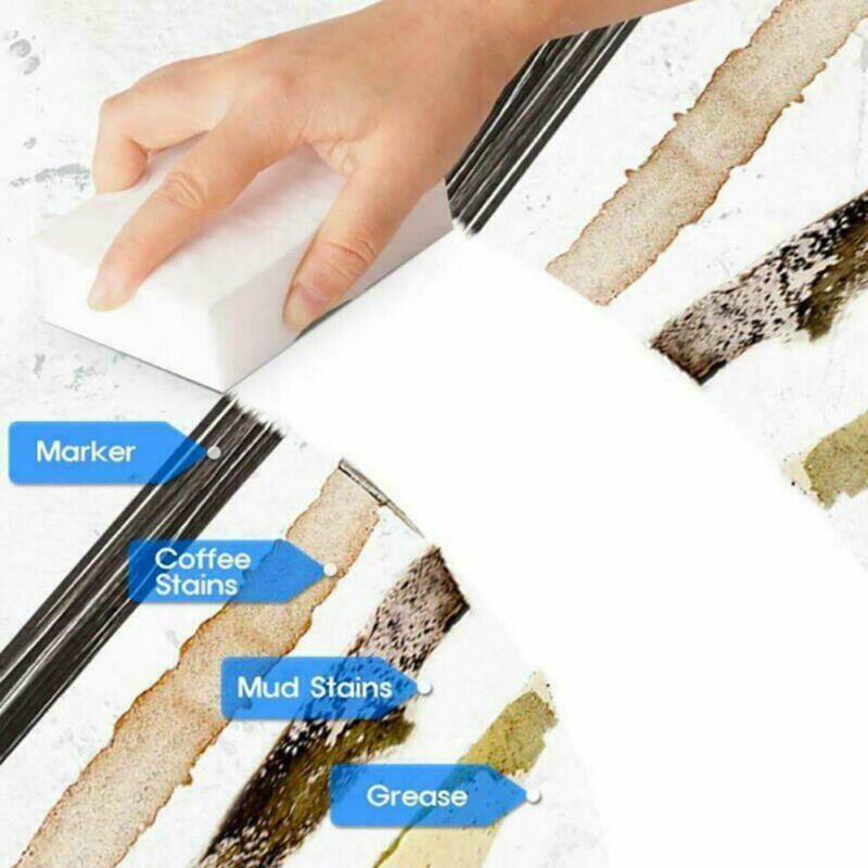 Melanina Spugne 10x6x2 centimetri di Magia Cucina Piatto di Pulizia Compressa Nano della Spugna gomma Melam Prodotti e attrezzature per pulizia casa Purga pad