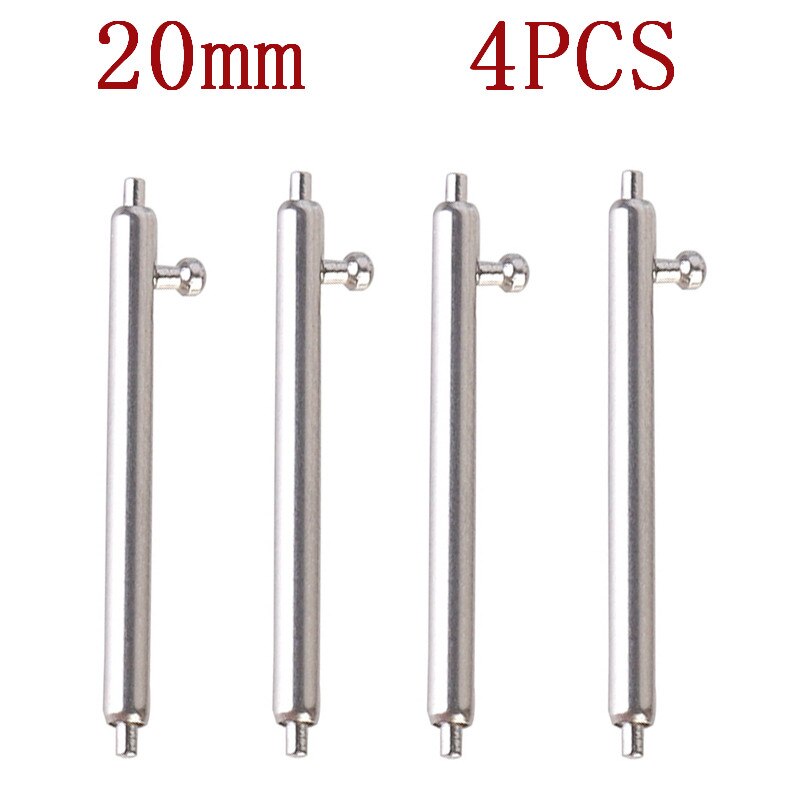 El Sr. NENG 4 unids/bolsa pasador de reloj calefacción herramientas y Kits de liberación rápida de acero inoxidable correa de reloj barras de resorte de pines MM 16MM 18MM 20MM 22MM: 20MM-4PCS