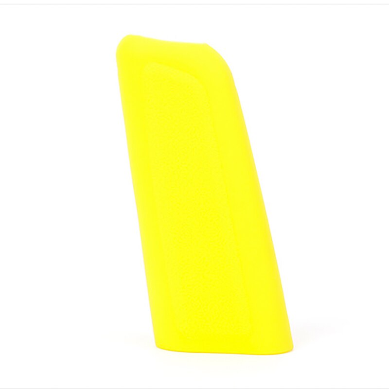 Pomo de palanca de cambios de silicona para coche, cubierta de perilla de freno de mano, funda protectora de piel, estilo de coche: Handbrake(Yellow)