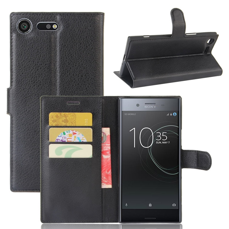 Sony Xperia XZ Premium kılıf için 5.46 inç PU deri arka kapak telefon kılıfı Sony Xperia XZ için Premium G8141 g8142 kılıf kapak çanta