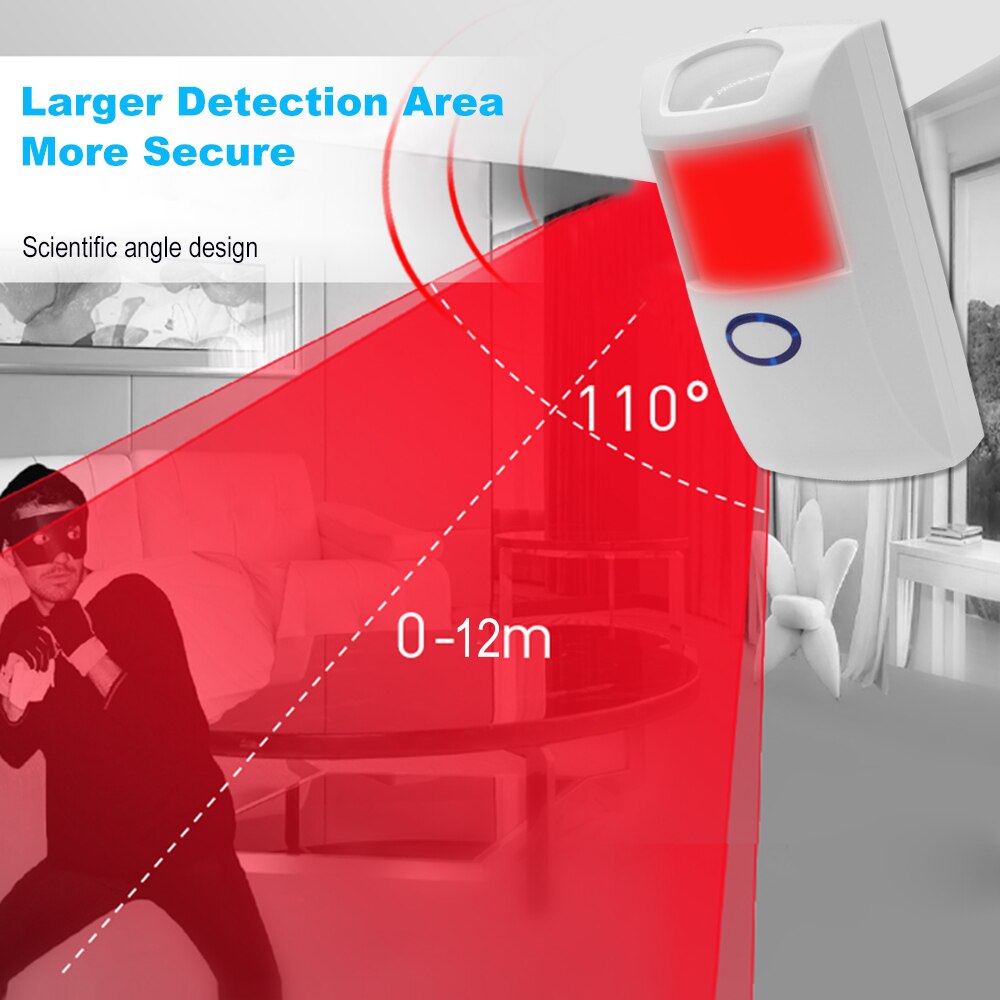 SONOFF PIR2 Wireless Dual Infrared Detector 433Mhz RF PIR Motion Sensor Smart Home Automation Security Alarm System